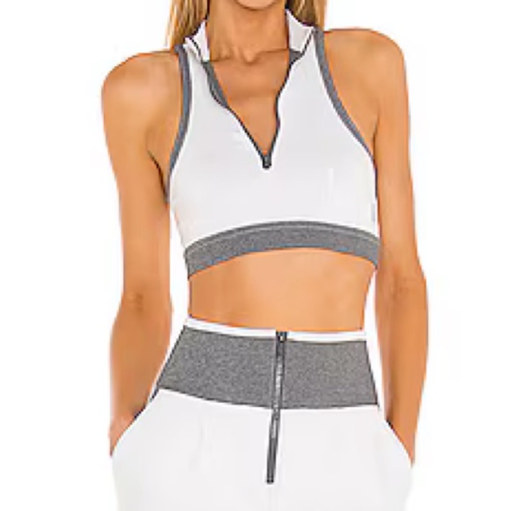 FP Movement by Free People Round The Block Crop Top Optic White Size Medium